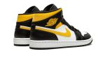 Air Jordan 1 Mid "White / Pollen / Black" - Image 4