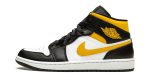 Air Jordan 1 Mid "White / Pollen / Black" - Image 2