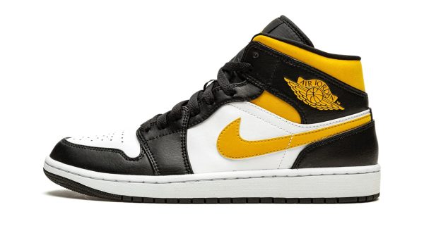 Air Jordan 1 Mid "White / Pollen / Black" - Image 2