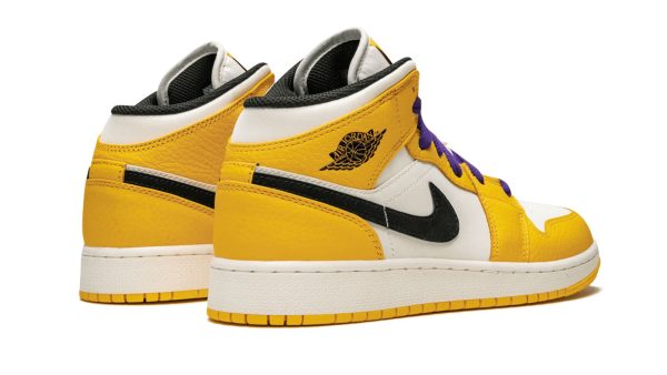 Air Jordan 1 Mid SE "Lakers" - Image 4