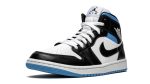 AIR JORDAN 1 MID WMNS "Black / White / University Blue" - Image 2