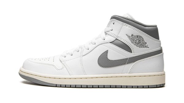 Air Jordan 1 Mid "White / Stealth Grey" - Image 3