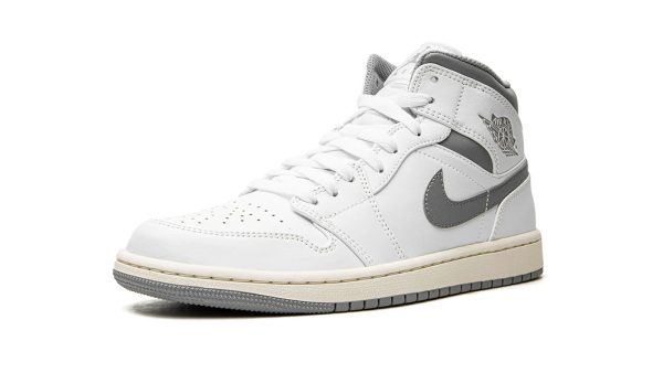 Air Jordan 1 Mid "White / Stealth Grey" - Image 2