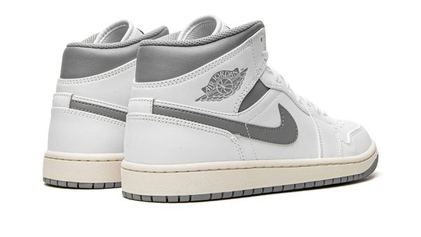 Air Jordan 1 Mid "White / Stealth Grey" - Image 4