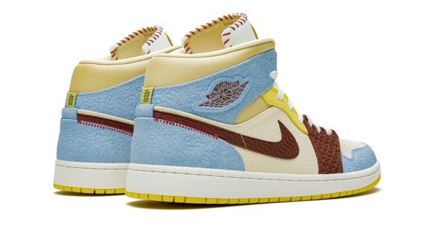 Air Jordan 1 Mid SE "Maison Chateau Rouge Fearless" - Image 4