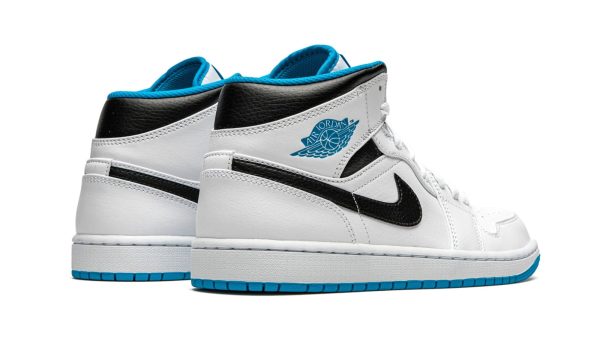 Air Jordan 1 Mid "White / Laser Blue" - Image 4