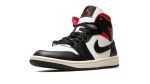 AIR JORDAN 1 MID WMNS "Black / Gym Red / Sail" - Image 2