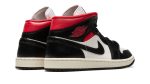 AIR JORDAN 1 MID WMNS "Black / Gym Red / Sail" - Image 4
