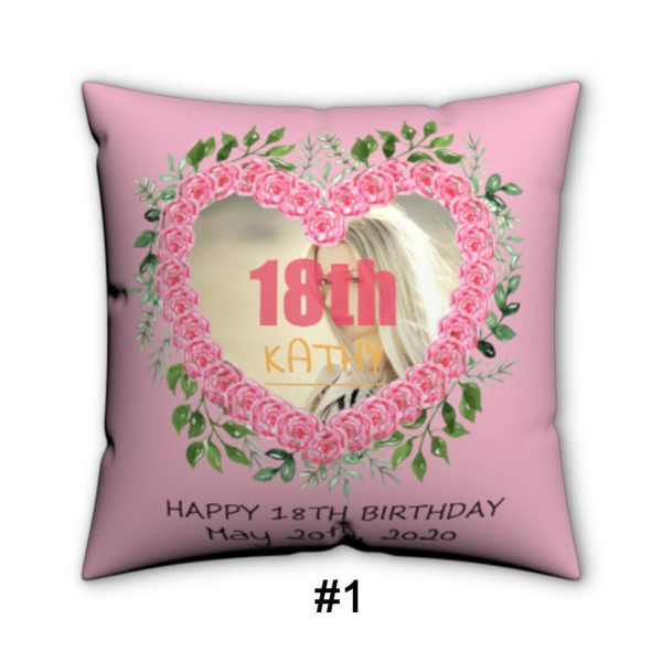 Custom Birthday Pillow - Image 2
