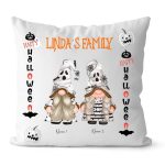 Halloween Family Gnomes Personalized Pillow
