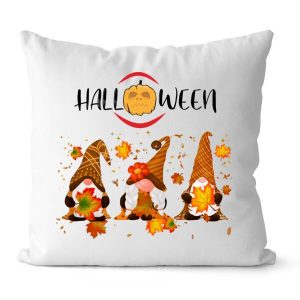 Personalized Gnome Halloween Decorative Pillow