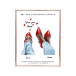 Mother And Daughter Poster - I Love You Mom Custom Mom & Daughter Print Poster Personalized Birthday Gift For Mom From Daughter