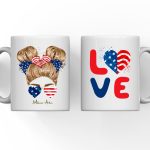 4th of July Mug - Happy 4th of July Gifts for Freinds Personalized Sister Mug