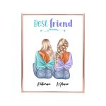 2 & 3 Sisters Poster - Best Friends Forever Poster Personalised Poster Printing
