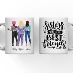 2 & 3 Best Friends Mug - Sisters Make the Best Friends Custom Design Mugs - Image 2