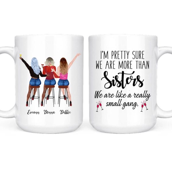 Cocktail sister mug - Girls in Cocktail Bar Custom Mugs For Best Friends - Image 3