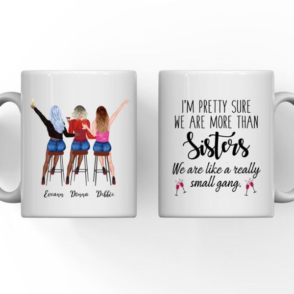 Cocktail sister mug - Girls in Cocktail Bar Custom Mugs For Best Friends - Image 2