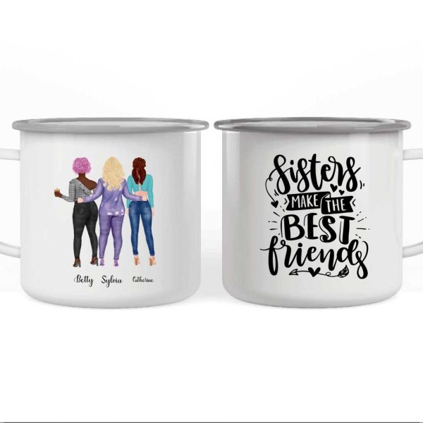2 & 3 Best Friends Mug - Sisters Make the Best Friends Custom Design Mugs - Image 6