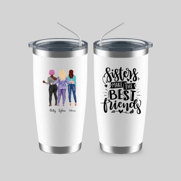 2 & 3 Best Friends Mug - Sisters Make the Best Friends Custom Design Mugs - Image 8