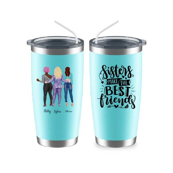 2 & 3 Best Friends Mug - Sisters Make the Best Friends Custom Design Mugs - Image 7