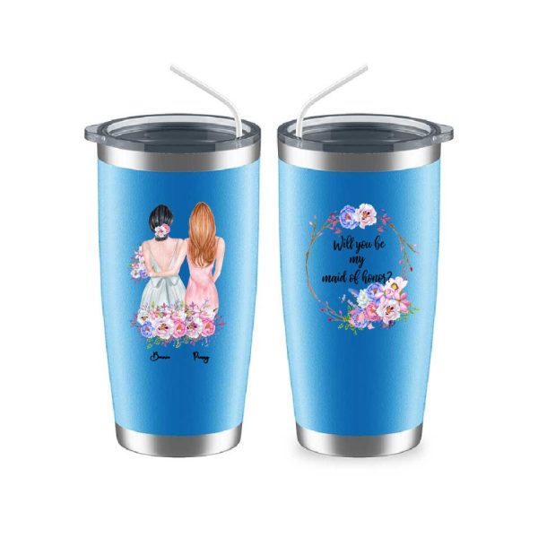 Bridesmaid Mug - Will You Be My Maid of Honor Best Friend Bridesmaid Gift Personalized mug - Image 11