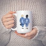 Cowboy Girls Mug - Best Friends Girls in Jeans Personalised Bestie Mug - Image 3