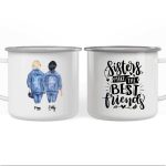 Cowboy Girls Mug - Best Friends Girls in Jeans Personalised Bestie Mug - Image 5