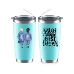 Cowboy Girls Mug - Best Friends Girls in Jeans Personalised Bestie Mug - Image 6
