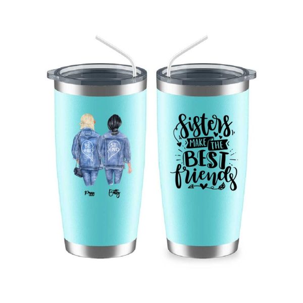 Cowboy Girls Mug - Best Friends Girls in Jeans Personalised Bestie Mug - Image 6