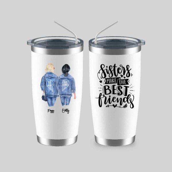 Cowboy Girls Mug - Best Friends Girls in Jeans Personalised Bestie Mug - Image 7