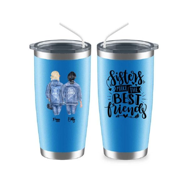 Cowboy Girls Mug - Best Friends Girls in Jeans Personalised Bestie Mug - Image 11
