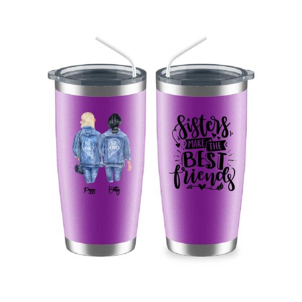Cowboy Girls Mug - Best Friends Girls in Jeans Personalised Bestie Mug - Image 12