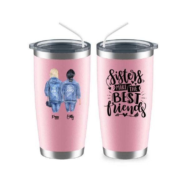 Cowboy Girls Mug - Best Friends Girls in Jeans Personalised Bestie Mug - Image 13