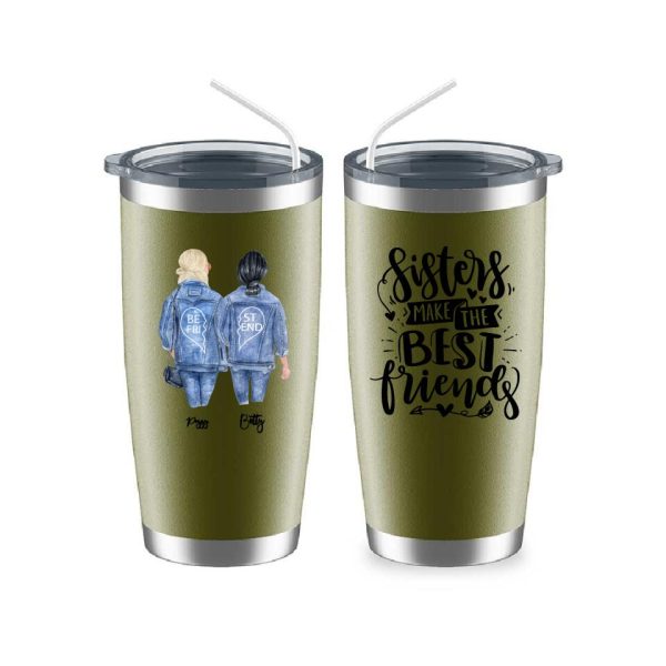 Cowboy Girls Mug - Best Friends Girls in Jeans Personalised Bestie Mug - Image 14