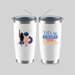 American Sisters Mug - Let's Go to The Beach Funny Friendship Mugs Personalized Gifts With Name - Image 7