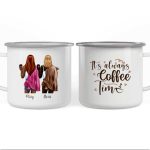 Bestie Coffee Mug - It's Always Coffee Time Funny Sister Coffee Mugs - Image 5