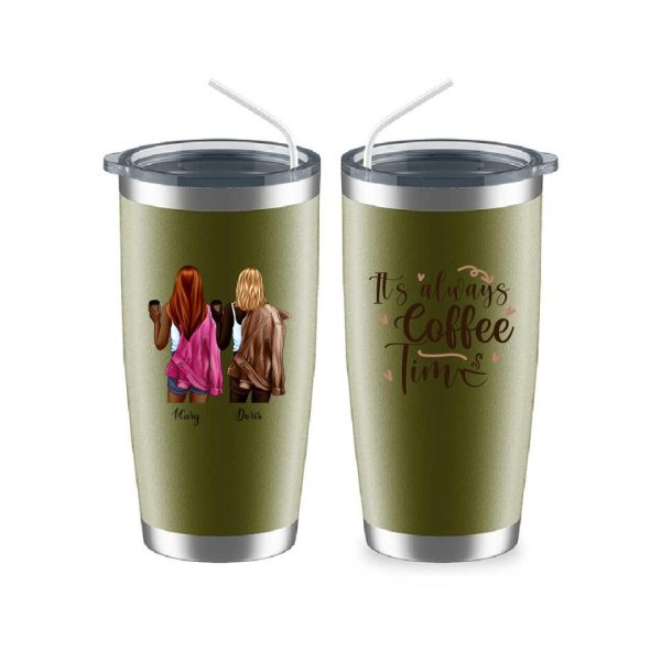 Bestie Coffee Mug - It's Always Coffee Time Funny Sister Coffee Mugs - Image 14