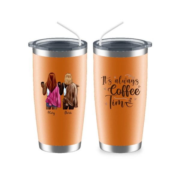 Bestie Coffee Mug - It's Always Coffee Time Funny Sister Coffee Mugs - Image 8