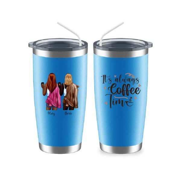 Bestie Coffee Mug - It's Always Coffee Time Funny Sister Coffee Mugs - Image 11