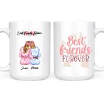 2 Sisters Mug - Personalized Mugs for Best Friends Besties Forever Personalised Mug - Image 2