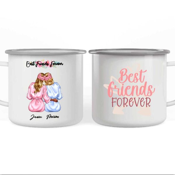 2 Sisters Mug - Personalized Mugs for Best Friends Besties Forever Personalised Mug - Image 5