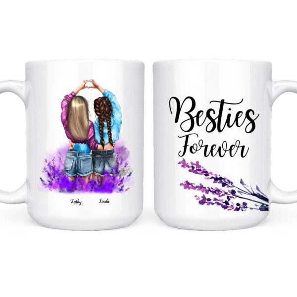 2 Sisters-  Best Friends Forever Mug - Image 2