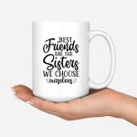 Fashion Girl Sisters Mug - Best Friends Are the Sister Personalised BFF Mugs - Image 4