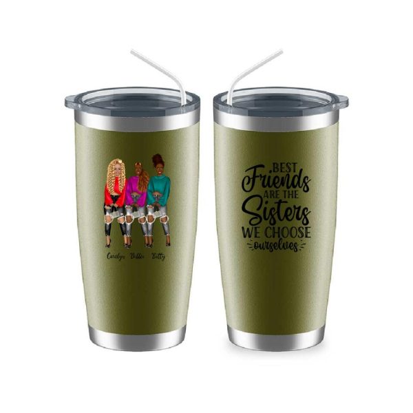 Fashion Girl Sisters Mug - Best Friends Are the Sister Personalised BFF Mugs - Image 14