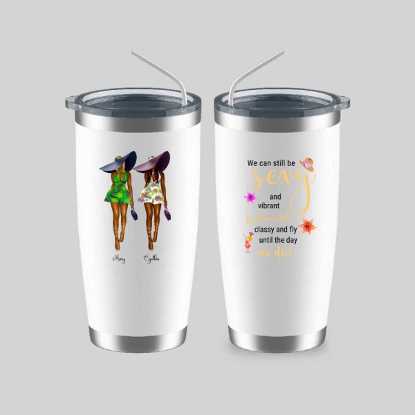 Summer Fashion Girl Mug - Fashion Sisters Friendship Mug Design Personalized Mug For Best Friends - Image 7