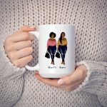 2 & 3 sister mugs - Curvy Girl Personalised Mugs For Best Friends - Image 4