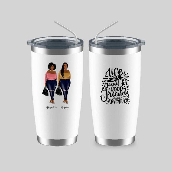 2 & 3 sister mugs - Curvy Girl Personalised Mugs For Best Friends - Image 8