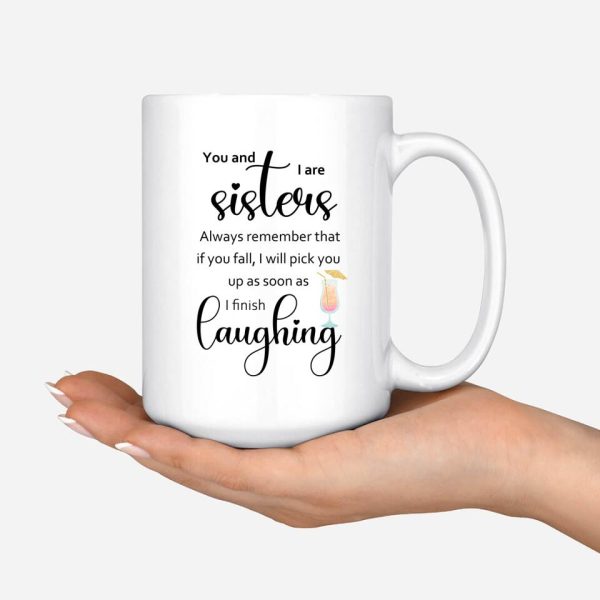 Summer Sisters Mug - Summer Beach Sisters Travel Personalised Coffee Mugs For 2 & 3 - Image 4