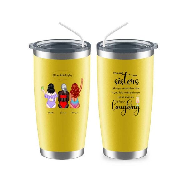 Summer Sisters Mug - Summer Beach Sisters Travel Personalised Coffee Mugs For 2 & 3 - Image 10