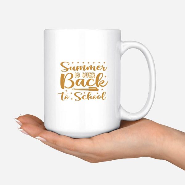 Back to School Girl's Mug - Up To 4 Girls Personalized Coffee Mugs With Name - Image 5